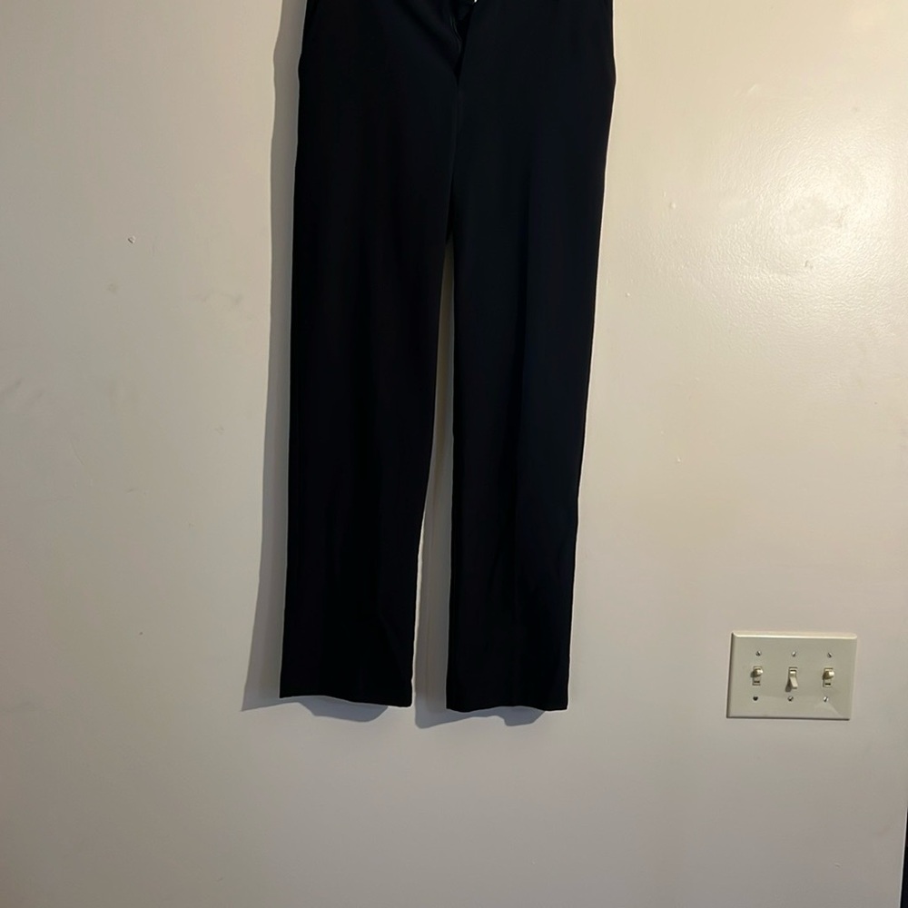 Chaps Black Dress Pants Straight-Leg